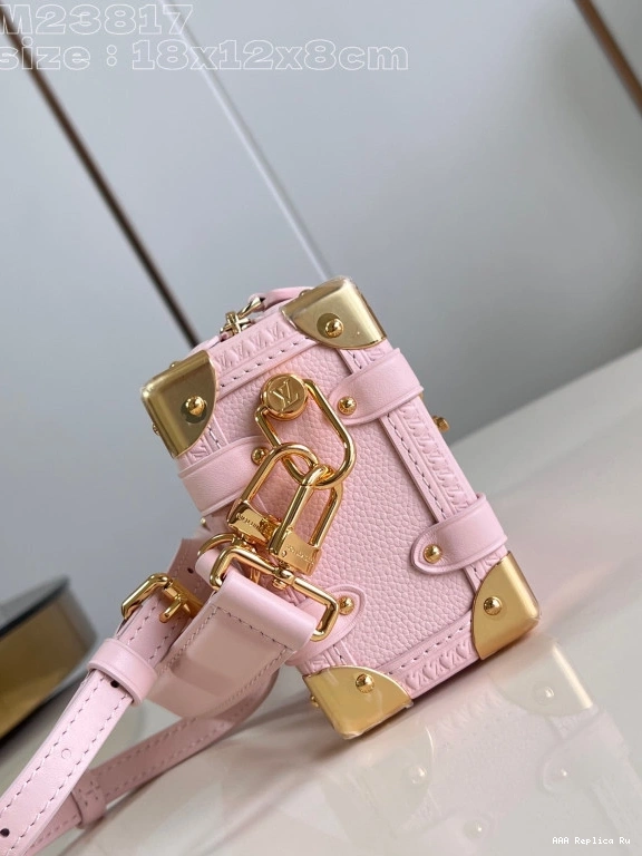 AAA Pruses Bags LOUIS PM-18*12.5*8CM Trunk VUITTON Side 0730